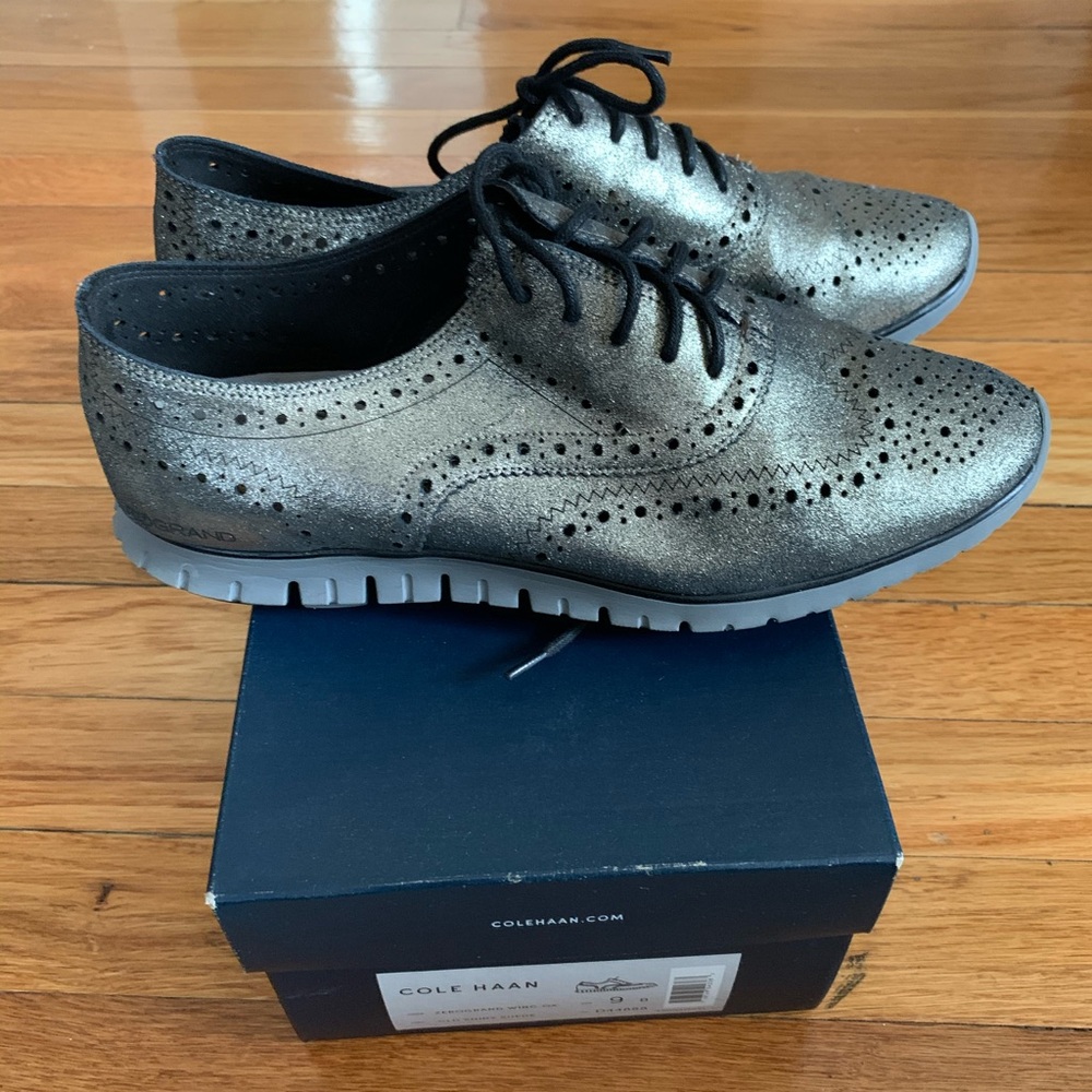 Cole Haan Zero Grand suede gold size 9 women’s